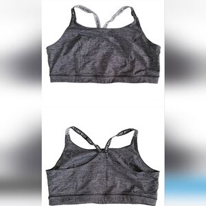Low-Impact Wireless Racerback Active Sports Bra, Size 1